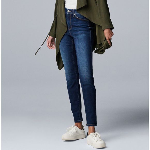 Simply Vera Vera Wang Skinny Mid Rise 